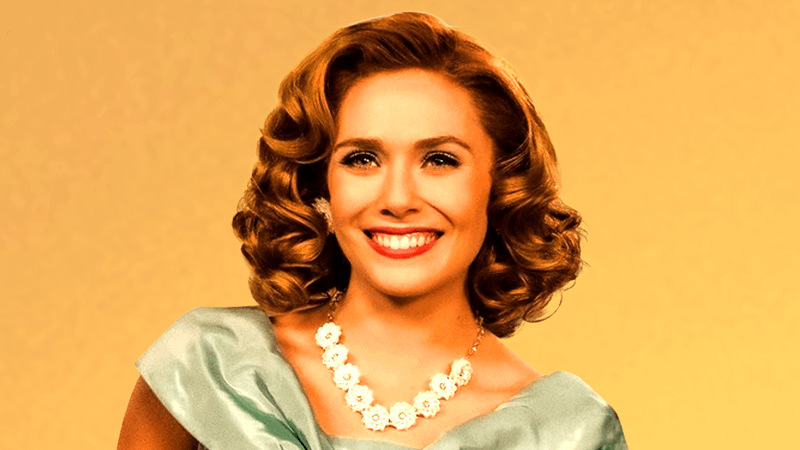 Elizabeth Olsen as Wanda in WandaVision.