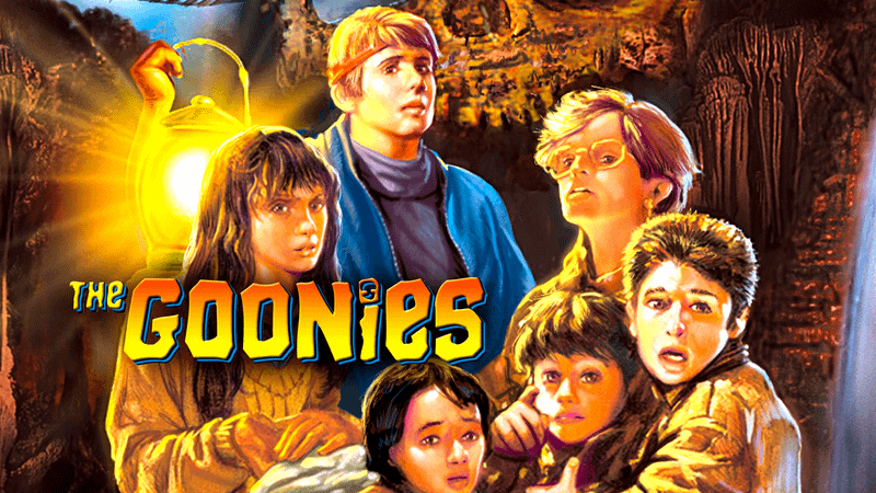 The Goonies poster.