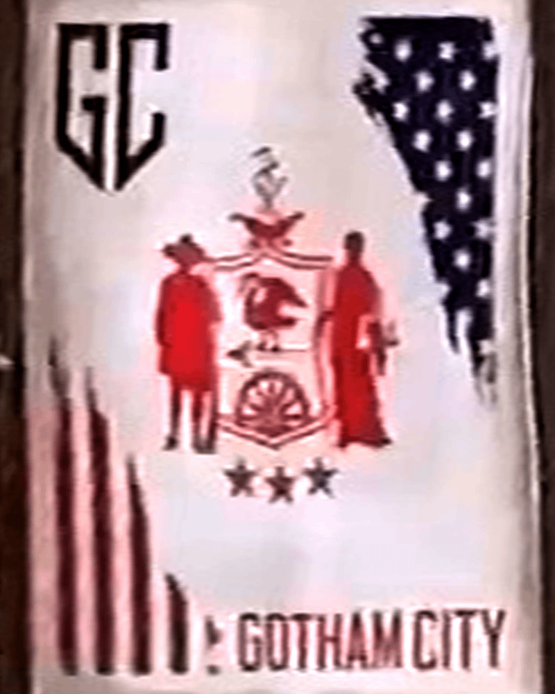 Gotham City logo in Clayface
