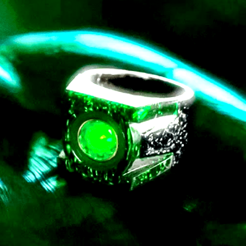 Green Lantern ring in Green Lantern.