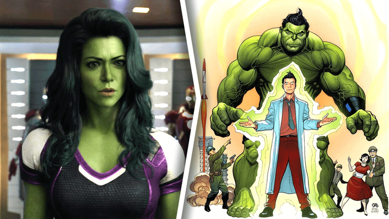Jennifer Walters' She-Hulk and Amadeus Cho's version of the Hulk.