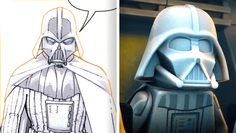 Light Side Jedi versions of Darth Vader
