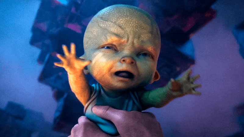 Baby Joey crying in 'Superman.'