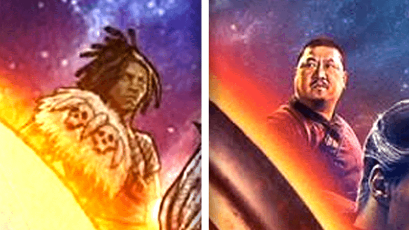 Killmonger and Wong - Ultimate Endgame vs Avengers Infinity War posters.