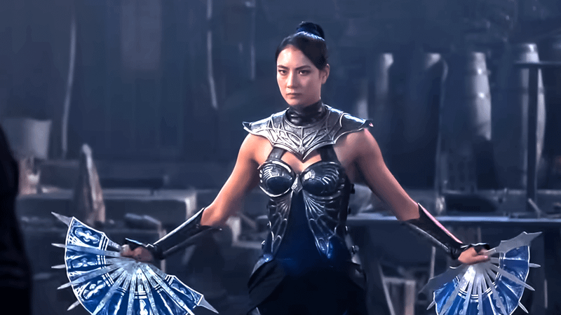 Kitana in Mortal Kombat 2.