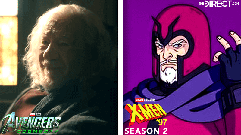 Image comparing Magneto's design in X-Men '97 Season 2 and Avengers: Doomsday.