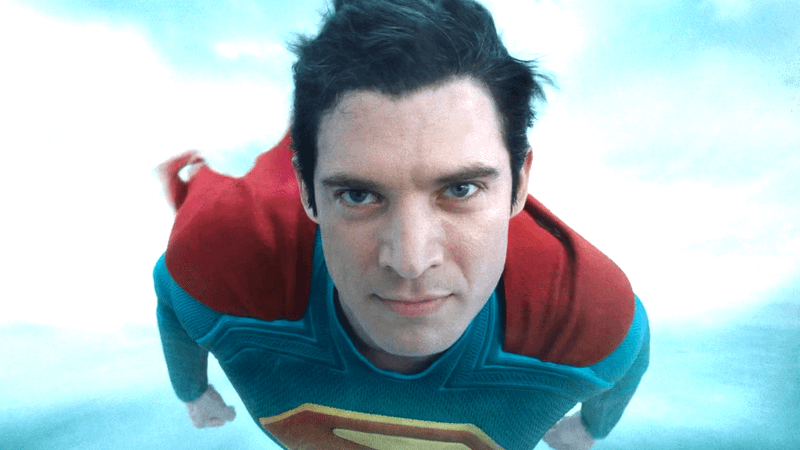 David Corenswet as Superman in 'Superman.'