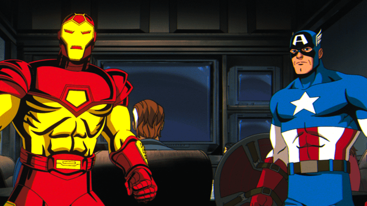 Iron Man and Captain America in X-Men '97.