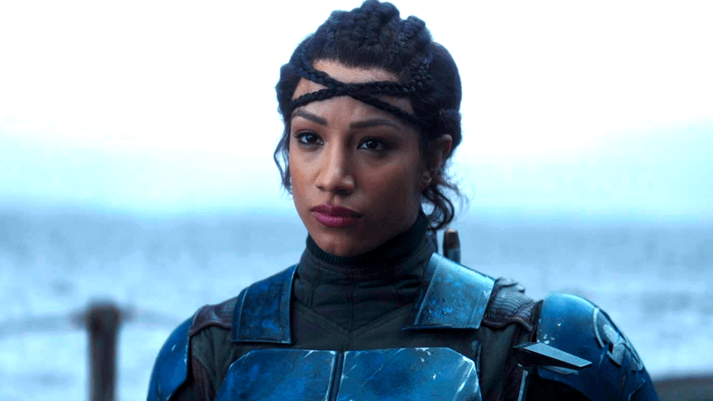 Koska Reeves looks on in The Mandalorian