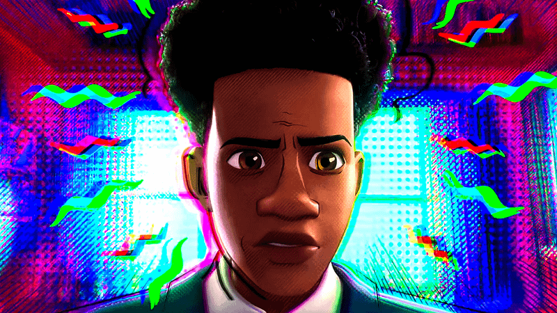 Miles Morales in the Sony's Spider-Verse continuity.