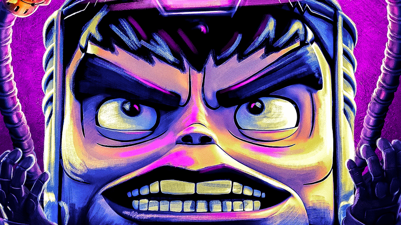 Animated version of popular Marvel villain MODOK.