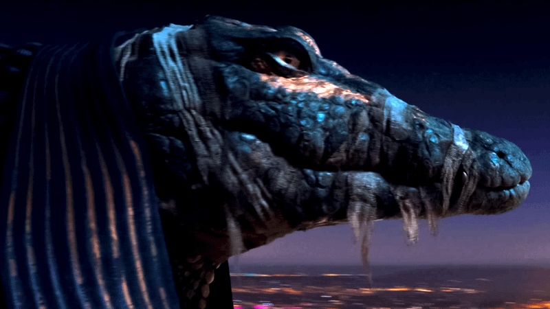 Moon Knight's overarching villain, Ammit, looks out over the city of Cairo after being revived.