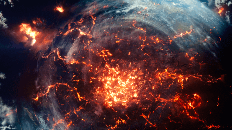 planet exploding in The Fantastic Four: First Steps