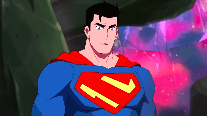 Animated Superman from My Adventures with Superman.