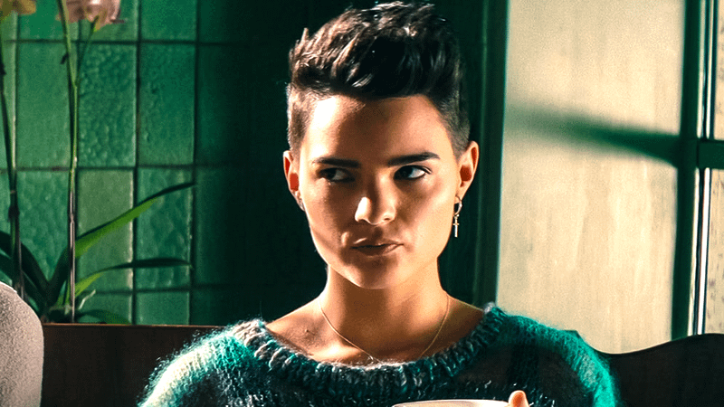 Brianna Hildebrand as Negasonic Teenage Warhead in 'Deadpool 2.'