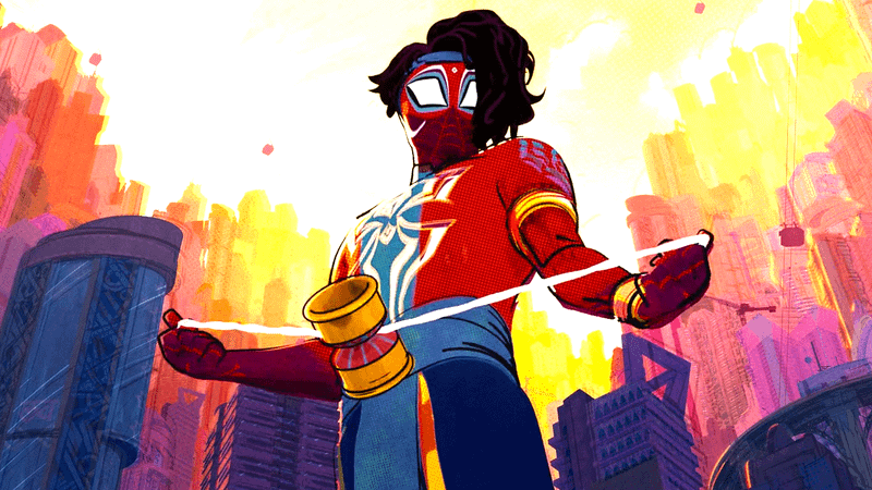 Pavitr Prabhakar from the Spider-Verse films.