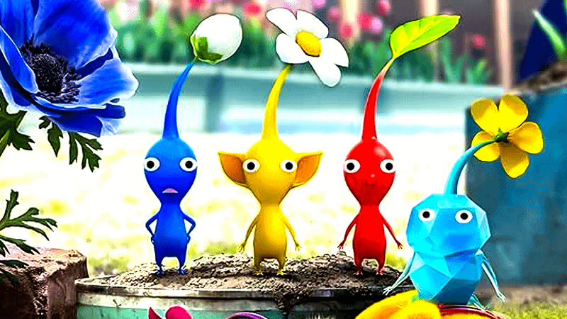 Popular plant-like creatures Pikmin.