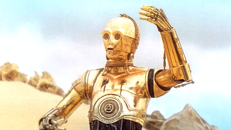 C-3PO in A New Hope.