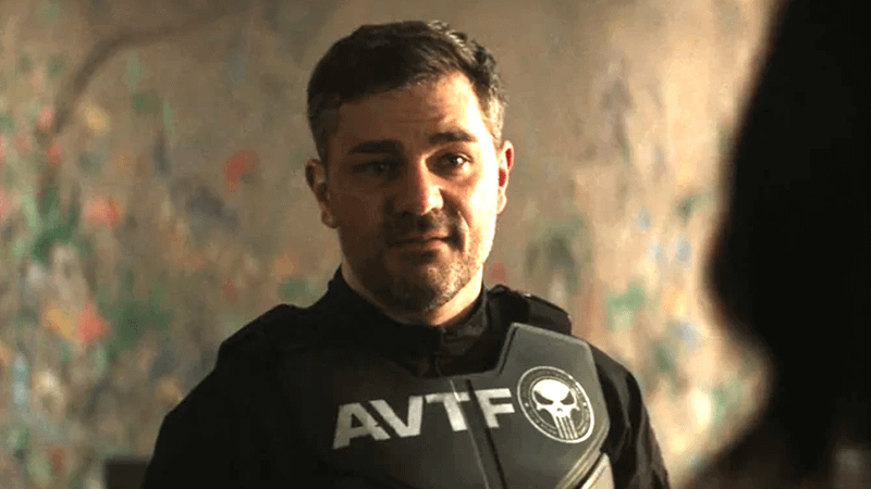 Hamish Allan-Headley as Officer Connor Powell in 'Daredevil: Born Again.'