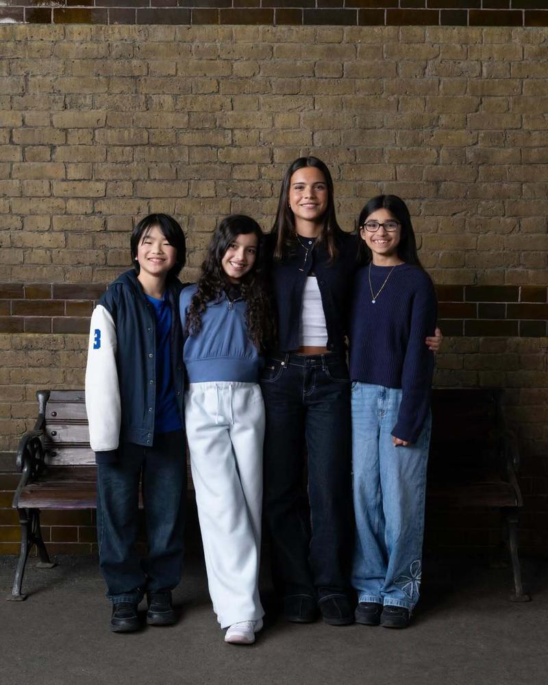 Aaron Zhao (Terry Boot), Eve Walls (Lisa Turpin), Scarlett Archer (Penelope Clearwater), Anjula Murali (Padma Patil) in 'Harry Potter' series.