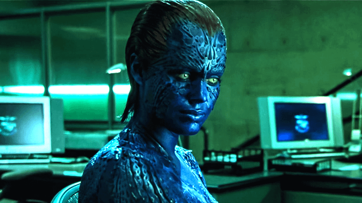 Mystique in Fox's X-Men series.
