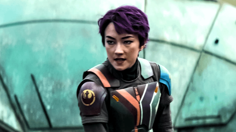 Natasha Liu Bordizzo as Sabine Wren in 'Ahsoka.'