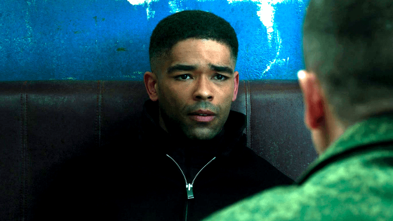 Gravik played by Kingsley Ben-Adir.