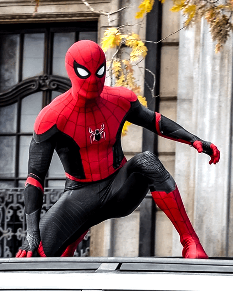 Marvel 2018 Video Game PS4 Spider Man Peter Parker Spandex Jumpsuit Cosplay  Costume