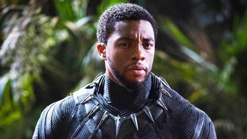 Chadwick Boseman as T'Challa in Black Panther