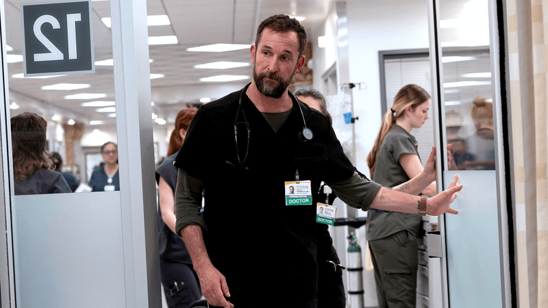 Noah Wyle as Dr. Robby in The Pitt Season 2.