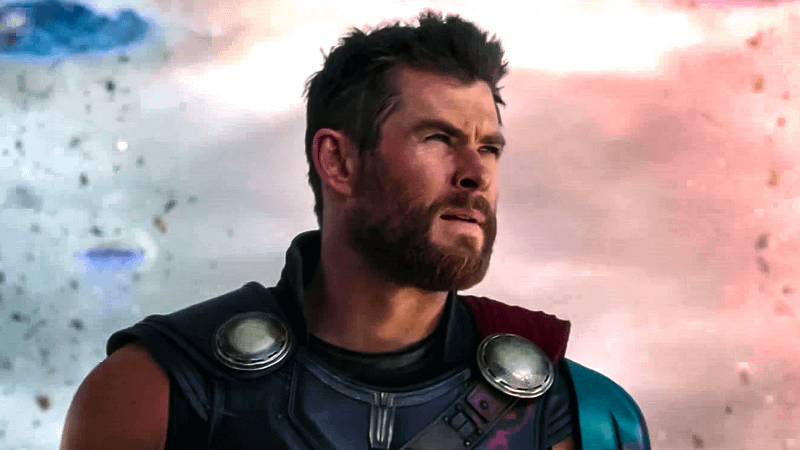 Chris Hemsworth as Thor in Thor: Ragnarok.