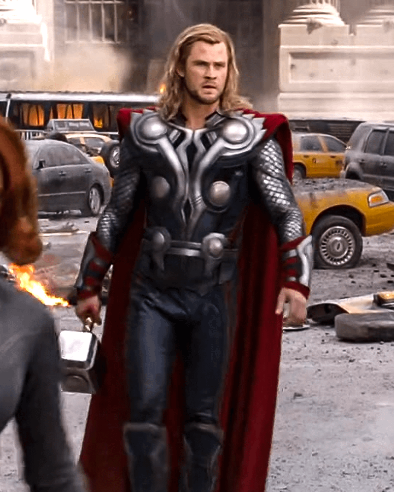 Thor's costume in The Avengers.