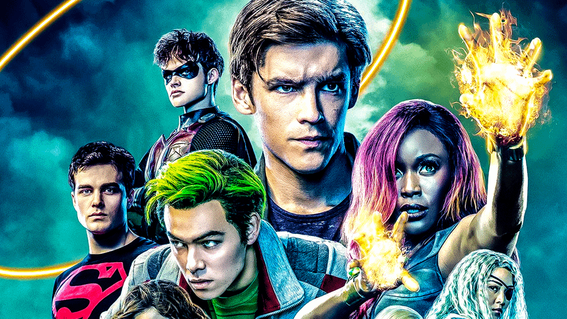 Titans TV show poster.