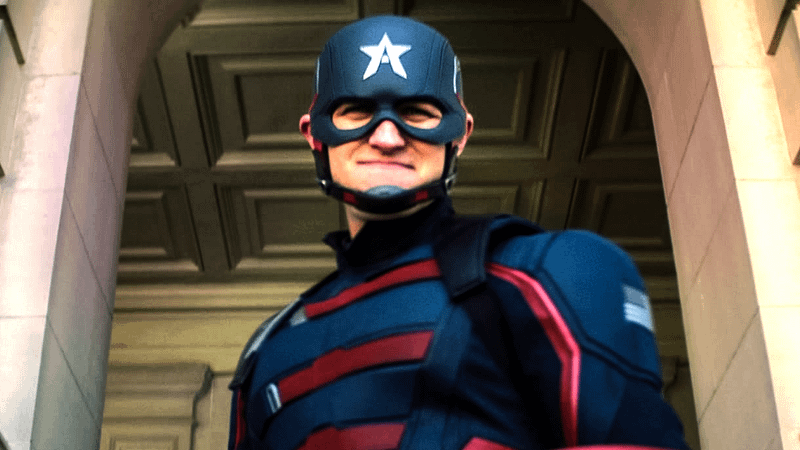 Wyatt Russell’s U.S. Agent in The Falcon and the Winter Soldier.