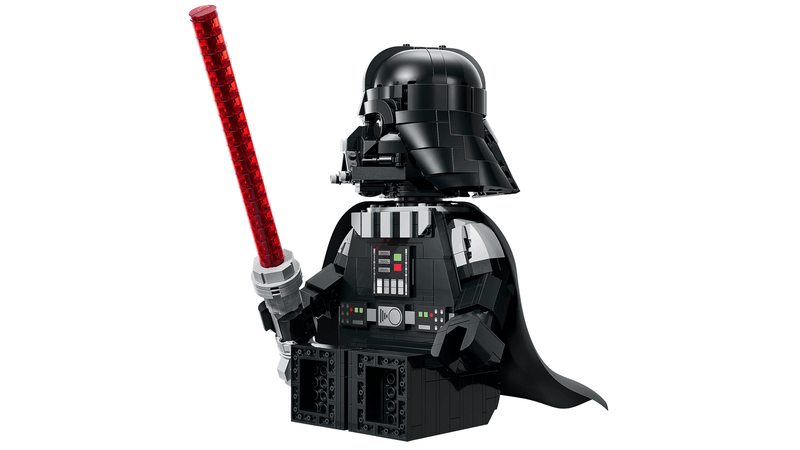 A side angle of the Up-Scaled Darth Vader™ Minifigure.