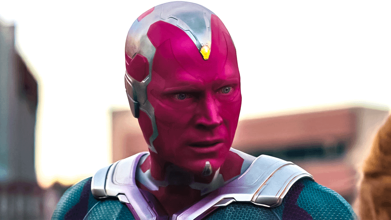 Paul Bettany Vision in WandaVision.