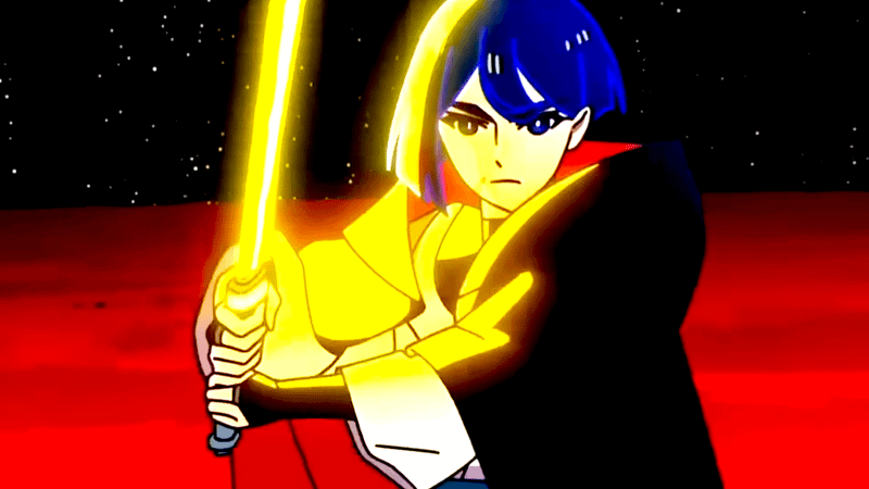 F in Star Wars Visions Season 3