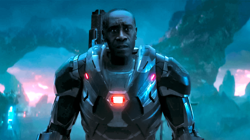 Don Cheadle as War Machine in 'Avengers: Endgame.'
