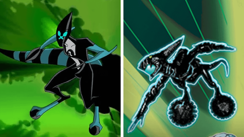 XLR8's more mature design in the Ben 10 reboot.