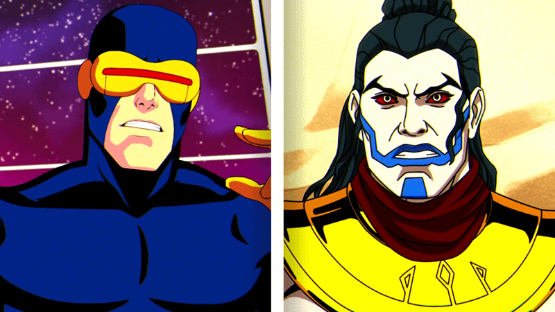 Scott Summers as Cyclops in Season 1 of X-Men '97; En Sabah Nur's Apocalypse in Season 1 of the show.
