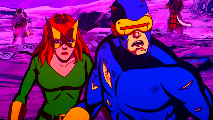 Cyclops and Jean Grey in X-Men '97.
