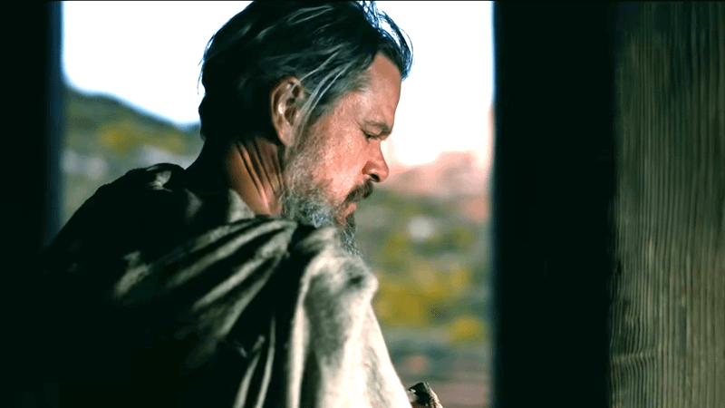 Matt Damon as Odysseus in The Odyssey.