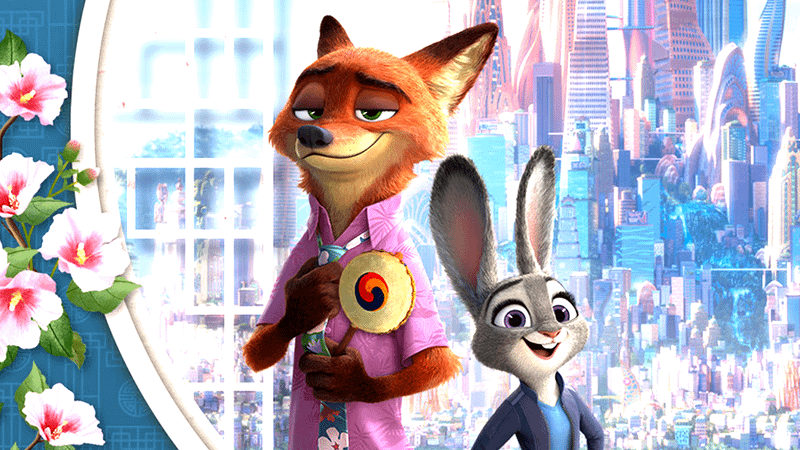 Nick Wilde and Judy Hopps in 