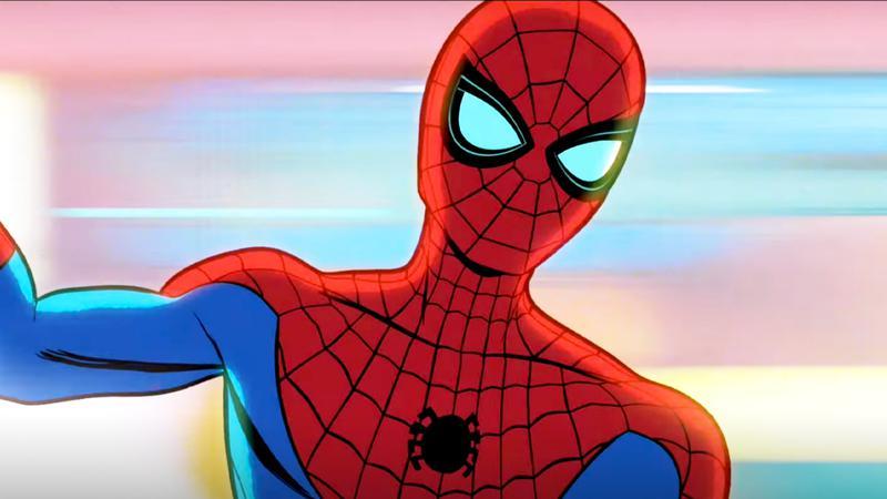Spider-Man in his costume in Your Friendly Neighborhood Spider-Man
