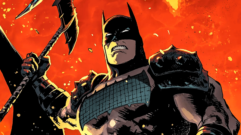 Absolute Batman with axe.