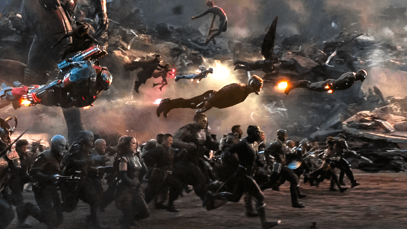 Avengers Assemble sequence in Avengers: Endgame.