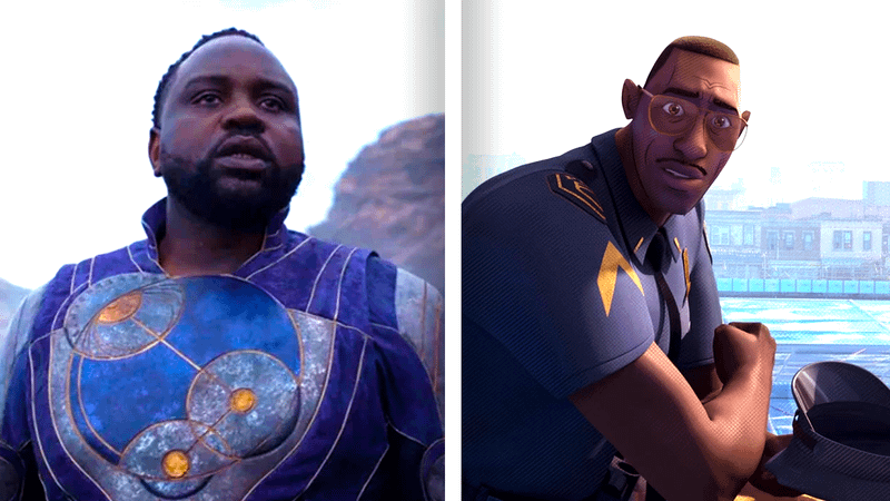 Brian Tyree Henry as Phastos in Eternals, Jefferson Morales in Spider-Man: Across the Spider-Verse