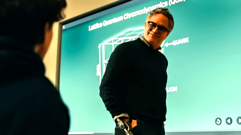 Mark Ruffalo as Bruce Banner, now a proffesor.