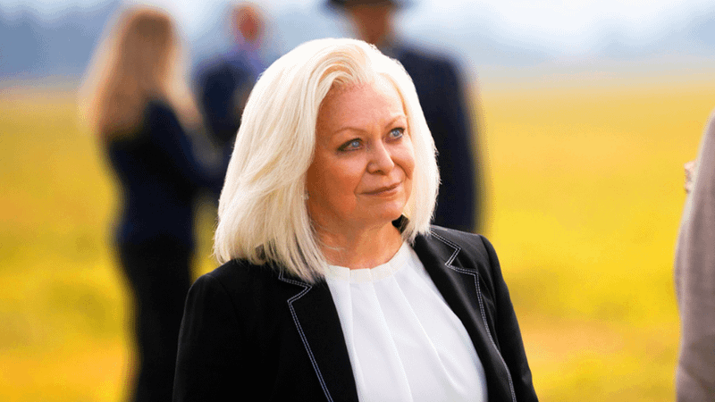 Jacki Weaver as Caroline Warner in Yellowstone