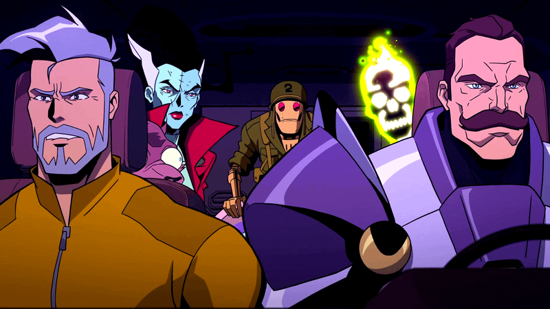 The Creature Commandos in animation.